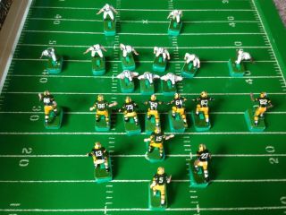 Vintage 1960 ' s Tudor 510 NFL Electric Football Game Orig.  Box Packers v/s Colts 8