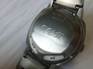 Vintage Men ' s Tiffany & Co Pulsar P3 LED Digital Watch Stainless Steel 8