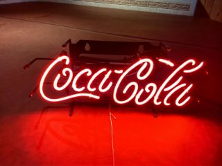 Vintage Coca - Cola Script Neon Sign