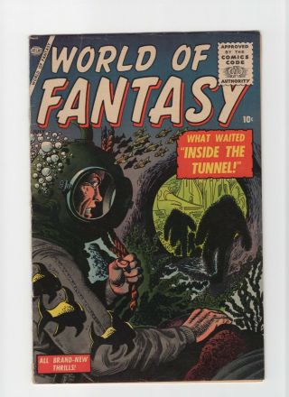 World Of Fantasy 2 Vintage Marvel Atlas Comic Pre - Hero Horror Silver Age 10c