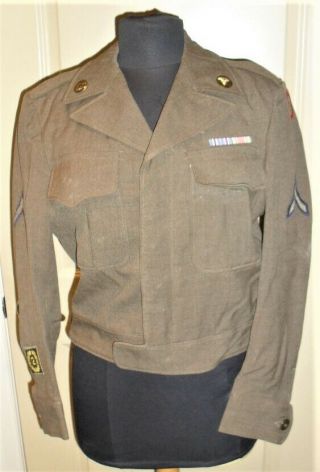 Ww2 / Wwii Us Army Eisenhower Ike Jacket Service & Supply Private