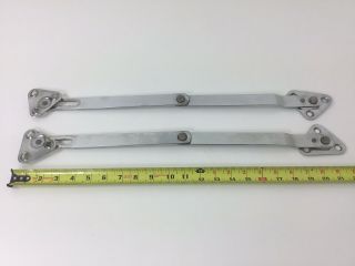 VTG 1964 - 1967? Chevrolet EL CAMINO Tailgate Hinge Straps OEM GM Steel Chrome L&R 2