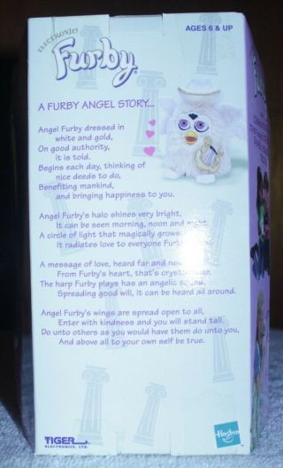Special Furby Angel Limited Edition Tiger Electronics 2000 RARE 4