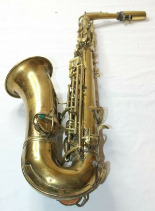 Vintage Pan American 1921 Made In Usa Elkhart Indiana Alto Saxophone