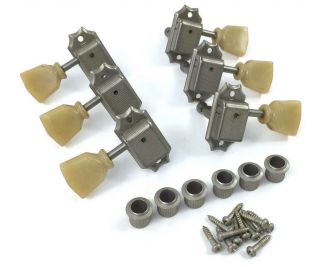 Gotoh Factory Aged Nickel/relic Keystone Tuners For Vintage Gibson® Tk - 0770 - 007
