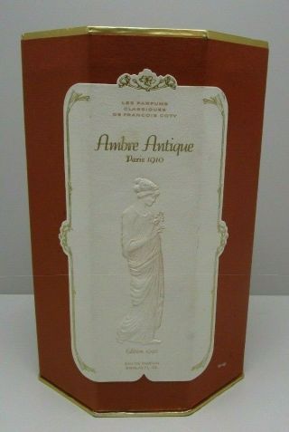 Lalique Ambre Antique Perfume Bottle Eau De Parfum Coty 1995