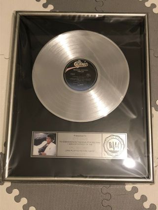 Rare Michael Jackson Thriller Riaa X1 Platinum Award