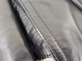 W.  Germany Mondi leather Jacket Size 36 Rare Vintage Biker 8