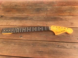 Vintage 1964 Fender Mustang Electric Guitar Neck A Width - Neck Only