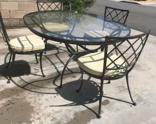 Vintage Classic Brown Jordan aluminum patio set Roma 2