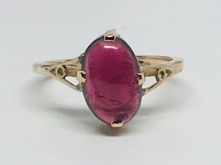 Berry Red Garnet Ring In 9ct Gold