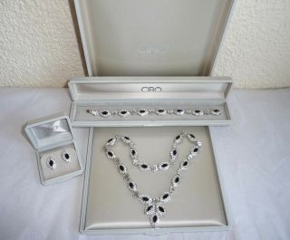 Vintage Attwood & Sawyer Ciro Retailed Necklace Bracelet & Earring Set
