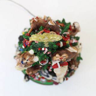 The Danbury Shih Tzu Christmas Tree Retired Rare Dog Tree Light Up Decorate 9