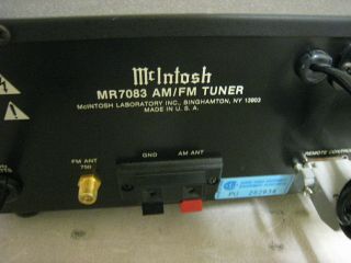 Vintage McIntosh MR 7083 MR7083 AM FM Stereo Tuner READ LISTING 9