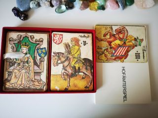 Rare Vintage Hofamterspiel Tarot Playing Cards Limited edition Piatnik - Wien 4