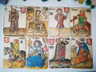 Rare Vintage Hofamterspiel Tarot Playing Cards Limited edition Piatnik - Wien 7