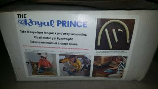 Vintage Royal Prince 501 Handheld Vacuum W/ Box 5