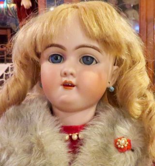 Antique 21 " German Bisque 109 Dep Handwerck Perfect Doll,  Wonderful Face