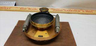 Antique Bausch & Lomb Brass piston shutter Alvan Clark lens portrait camera 3