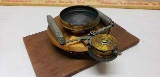 Antique Bausch & Lomb Brass piston shutter Alvan Clark lens portrait camera 4