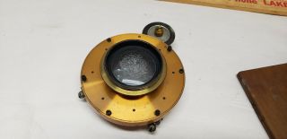 Antique Bausch & Lomb Brass piston shutter Alvan Clark lens portrait camera 5