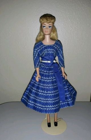Vintage 1960s Barbie Blond Ponytail 8 In