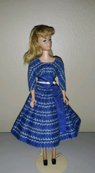 Vintage 1960s Barbie Blond Ponytail 8 in 2