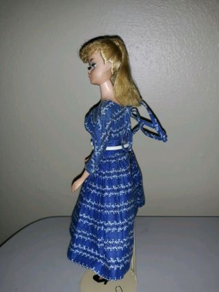 Vintage 1960s Barbie Blond Ponytail 8 in 3