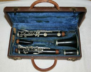 Vintage Noblet Clarinet In Case -