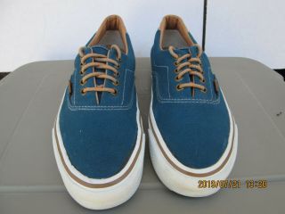 Vintage VANS Canvas Shoes Made in USA Size 11 2