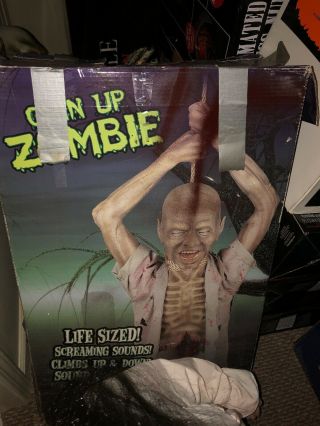 Chin Up Zombie Spirit Halloween Prop Rare Htf Gemmy Morbid