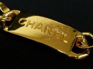 ra5915 Auth CHANEL Vintage Gold Plated CC 31 Rue Cambon Paris Chain Belt 6