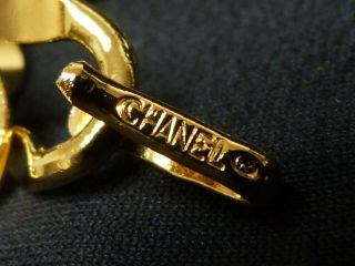 ra5915 Auth CHANEL Vintage Gold Plated CC 31 Rue Cambon Paris Chain Belt 9