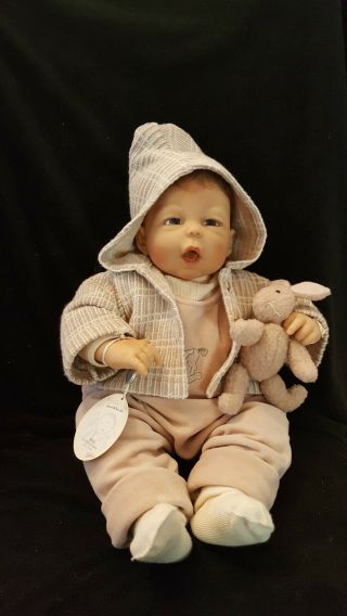 Vintage 20 " Zapf Creation Baby Doll,  Weighted,  Made In Germany