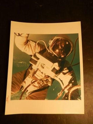 Vintage Nasa Gemini 4 Astronaut Ed White First Spacewalk 1965 Photograph 8x10