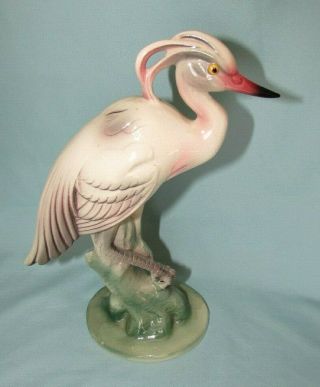 Vtg Brad Keeler Flamingo Figurine Ceramic