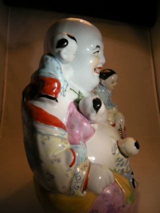 Vintage Chinese Porcelain Fertility Buddha Statue Purchased In 1950 ' s 10 