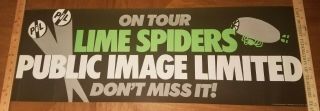 Public Image Ltd / Lime Spiders - Vintage 1980 