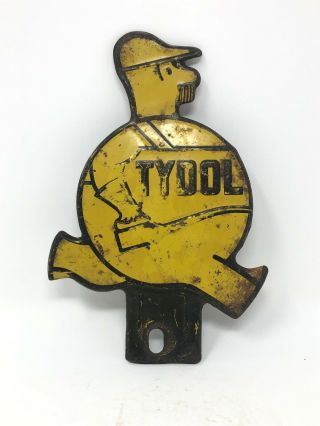 Authentic Tydol Vintage License Plate Topper