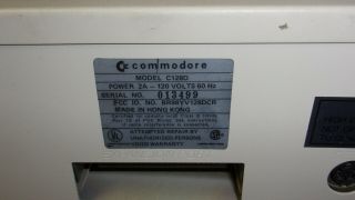 Vintage Commodore 128D Personal Computer / Model Number C128D 4