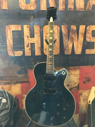 1958 Silvertone 1448 Body Neck Husk.  Vintage Electric Guitar Project Chris Issac