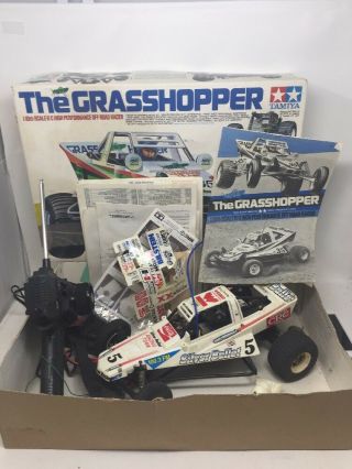 Vintage Tamiya " The Grasshopper " Rc Kit Complete 58043 J5