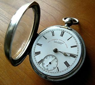 1898 Victorian Solid Silver pocket watch by J.  G Graves - Lancashire Watch Co 8