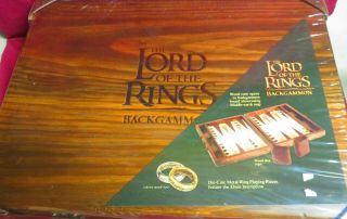 Lord Of The Rings Vintage Backgammon Set,  Factory