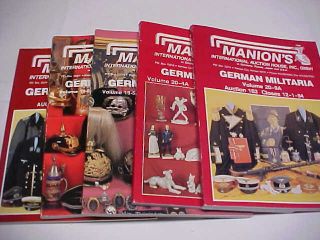 5 1990s Dated Back Issues Of Manion 