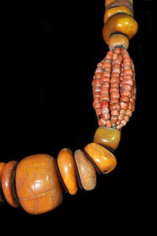 Vintage African necklace made from Bakelite beads,  from before 1970 26 in long 3