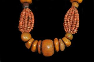 Vintage African necklace made from Bakelite beads,  from before 1970 26 in long 4