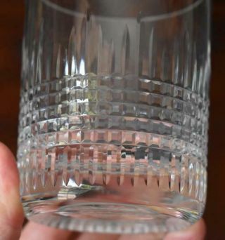 LOVELY VINTAGE BACCARAT CRYSTAL NANCY DOUBLE OLD FASHIONED GLASS 3