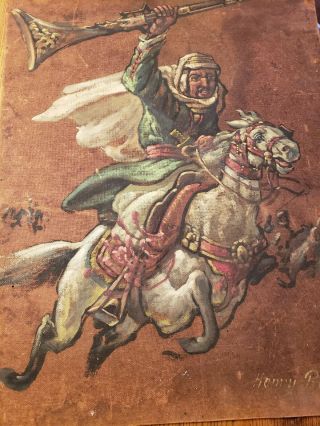 Henry Rezac Oil Paintings Arabian Horse Rider Japanese Soldier Sioux Falls Iowa 2