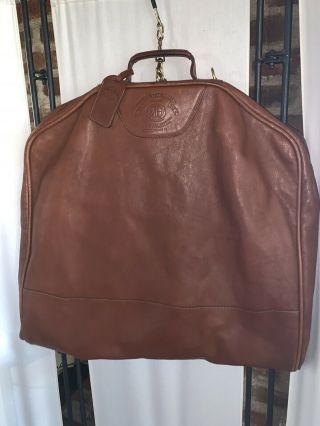 Vintage The GHURKA No 173 Sheath Travel Luggage Garment Bag Leather 3